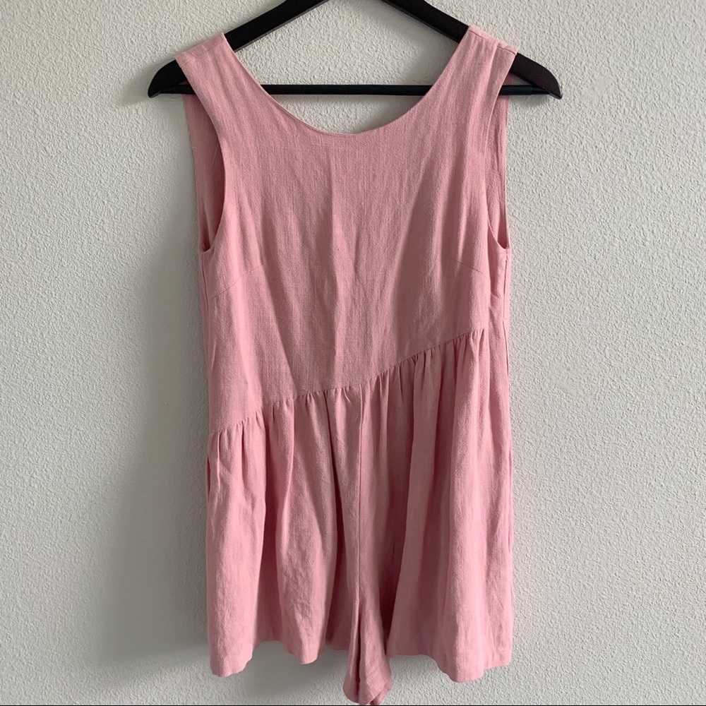 Princess Polly Alder Pink Playsuit Romper